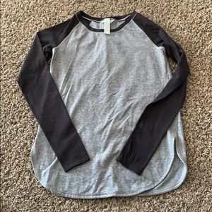 Ivivva raglan top sz14